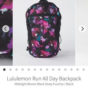💞 Lululemon run all day backpack💞